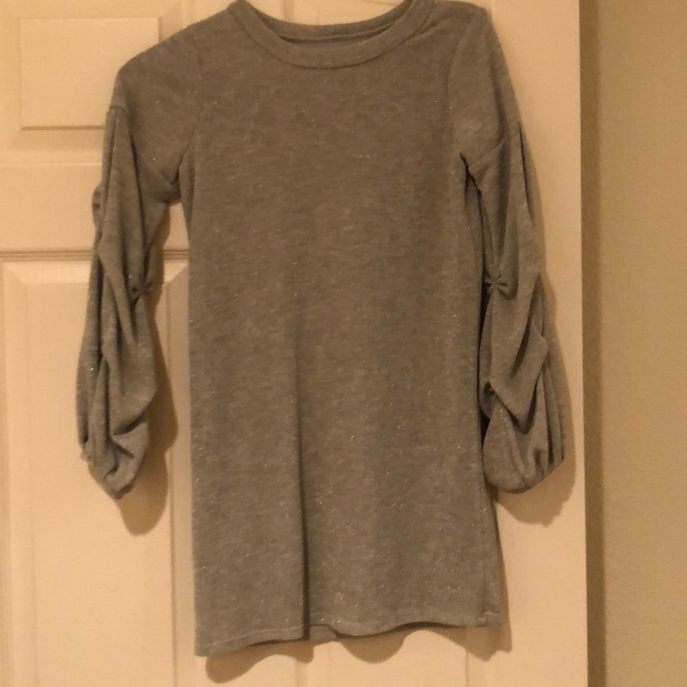 Shimmery sweater dress